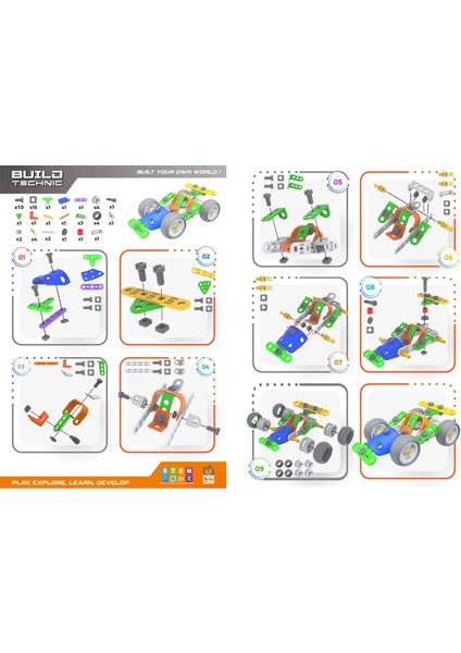 Roytoy Sök Tak Araçlar - Go-Kart (58 Parça)