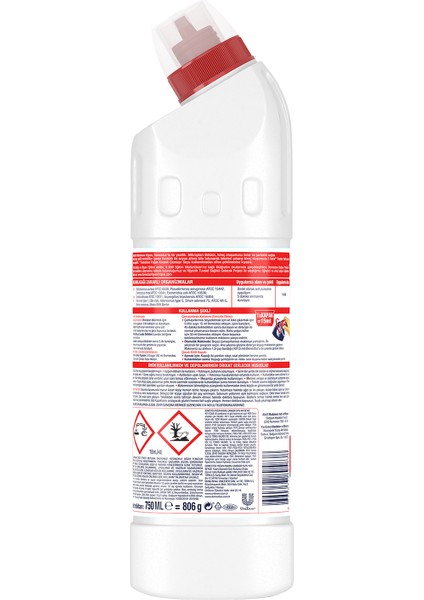 Yoğun Kıvamlı Çamaşır Suyu Kar Beyazı 750 ml X3