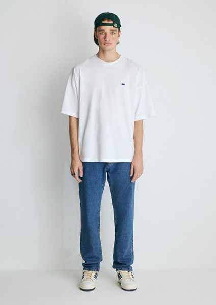 Bisiklet Yaka Basic Beyaz Tişört 0611931-620 fiyatları