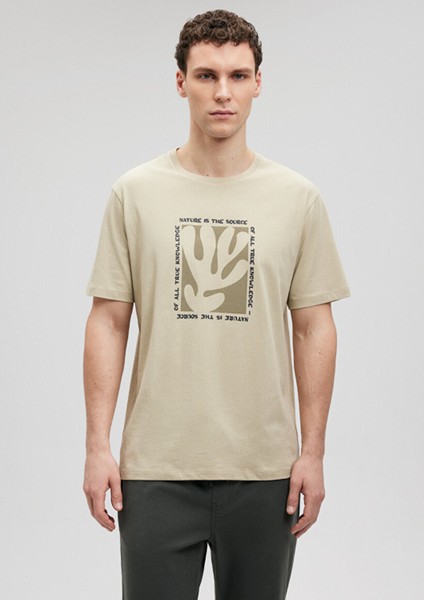 Baskılı Erkek Bej Tişört - M0612033-70186 modelleri