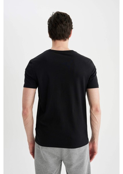 Erkek Siyah Tişört - M7668AZ/BK81 fırsatları