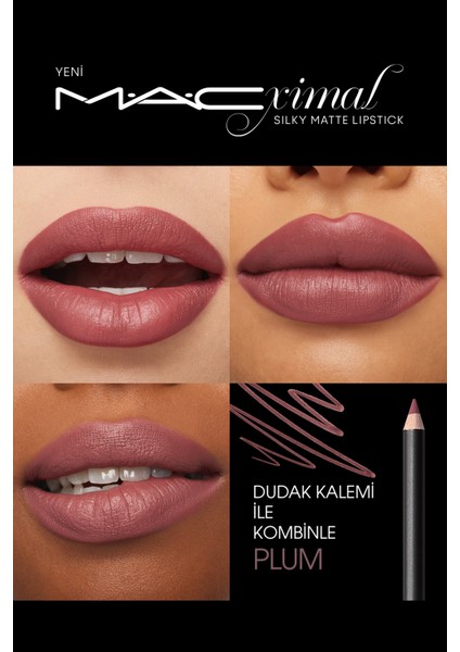 M·A·CXIMAL Silky Matte Lipstick Nemlendirme Etkili Yoğun Renk Sağlayan Ruj - Soar