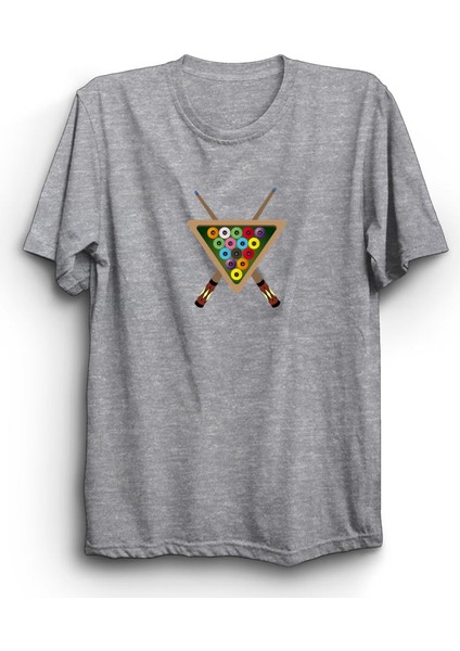 Bilardo, Istaka ve Toplar, Billard, Oyun, Game Tişört