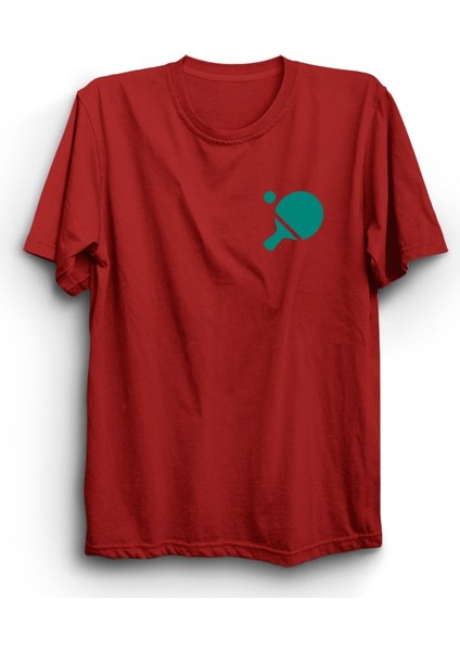 Masa Tenisi, Ping Pong, Raket, Oyun, Game, Spor, Pamuk Tişört