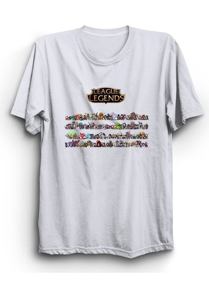 Lol Characters, League Of Legends, Karakterler, Game, Oyun Pamuk Tişört