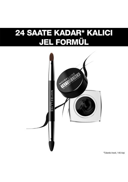 Maybelline New York Tattoo Liner Gel Pot Eyeliner- Siyah