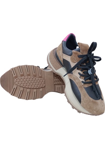 Hakik Deri Kadın Spor Ayakkabı /sneakers indirimleri