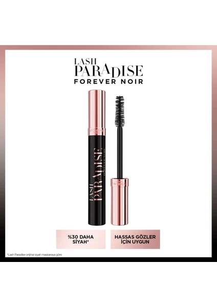 L'oréal Paris Lash Paradise Forever Noir Maskara