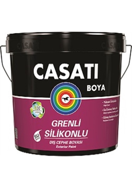 Grenli Silikonlu Dış Cephe Boyası C001 Beyaz 25 kg