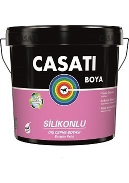 Slikonlu Dış Cephe Boyası C001 Beyaz 15 Lt