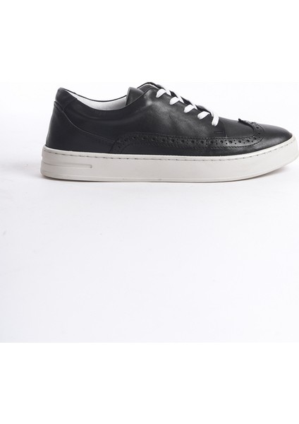 Erkek Deri Spor Ayakkabı & Sneaker SIYAH-MBKRY013-S