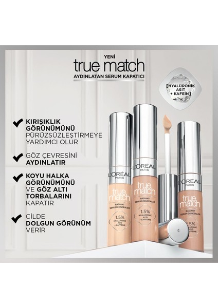 L'oréal Paris True Match Aydınlatan Serum Kapatıcı - 1.5n