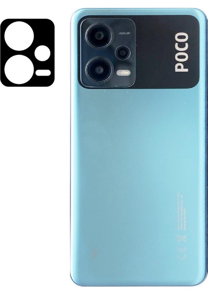 Xiaomi Poco X5 5g Kamera 3D Lens Koruyucu Cam Siyah