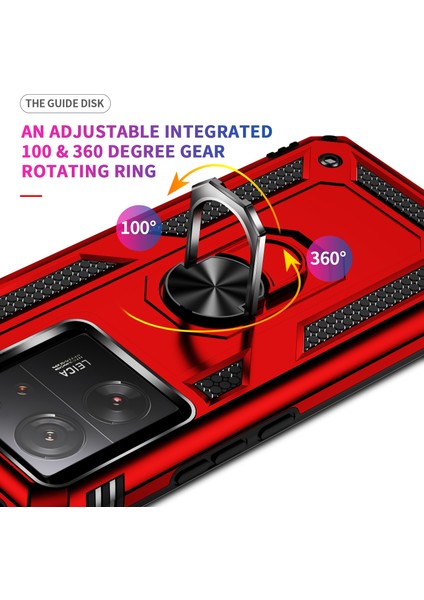 Xiaomi Mi 13T Kılıf Vega Yüzüklü Standlı Tank Kapak fiyatları