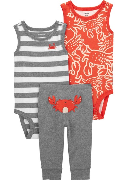 Erkek Bebek 3lü Set