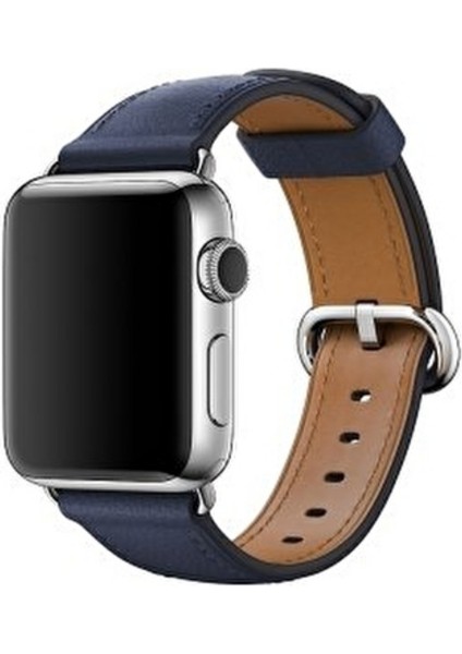 Apple Watch Orijinal Deri Kordon 41MM Uyumlu Klasik Tokalı Model MMAG2ZM/A
