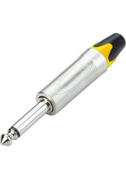 6.3 mm Mono Çivi Gitar Jak - 10 Adet