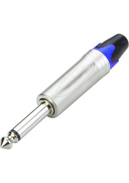 6.3 mm Mono Çivi Gitar Jak - 10 Adet