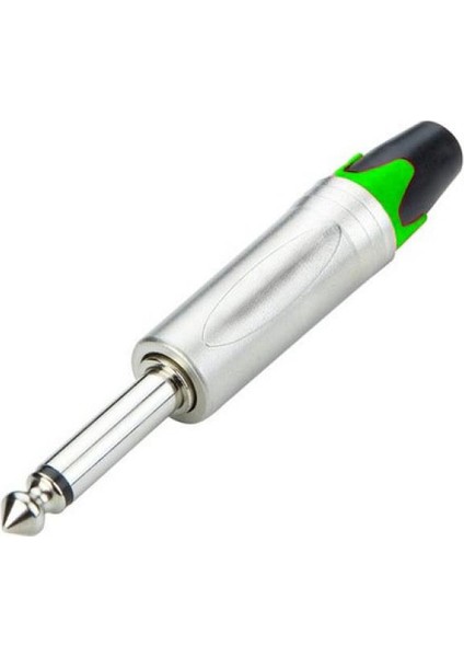 6.3 mm Mono Çivi Gitar Jak - 10 Adet