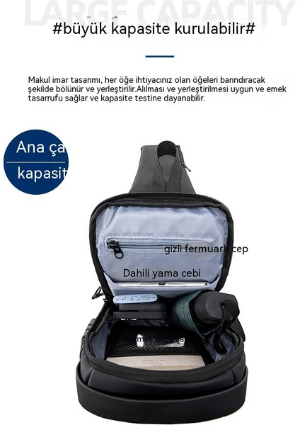Açık Hava Sporları ve Eğlence Crossbody Çanta Su Geçirmez Motosiklet Omuz Çantası (Yurt Dışından) fırsatları