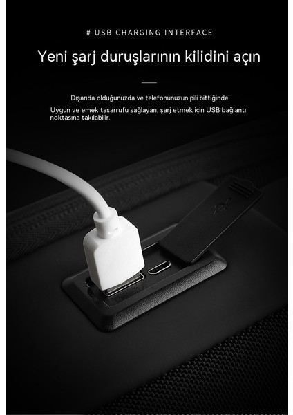 Erkek Crossbody Çanta Iş Anti-Hırsızlık Omuz Çantası Fonksiyonel Rahat Göğüs Çantası USB (Yurt Dışından) indirimleri