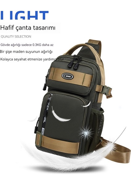 Kamera Çantası Omuz Çantası Çok Fonksiyonlu Hafif Çapraz Askılı Çanta (Yurt Dışından)