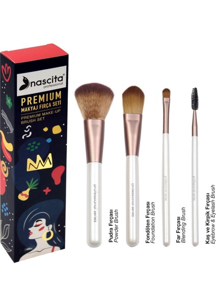 Premium Makyaj Fırça Seti - 02