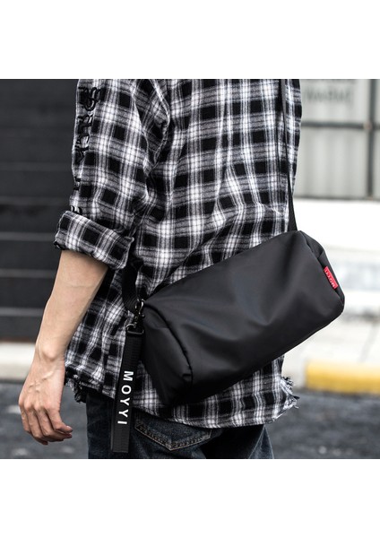 Trendy Omuz Crossbody Çanta Erkek Kore Tarzı Postacı Küçük Asılı Çanta Hip-Hop Basit Moda Marka Crossbody Çanta (Yurt Dışından) modelleri