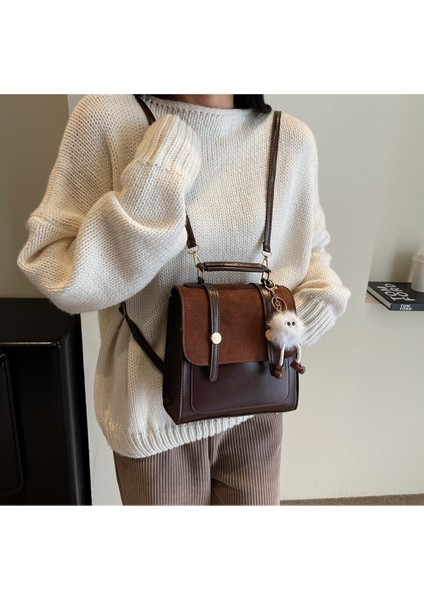 Sınıfa Gidip Gelen Kız Öğrenciler Için Retro Rahat Küçük Çanta Sırt Çantası Yeni Moda Popüler Öğrenci Çantası (Yurt Dışından) modelleri