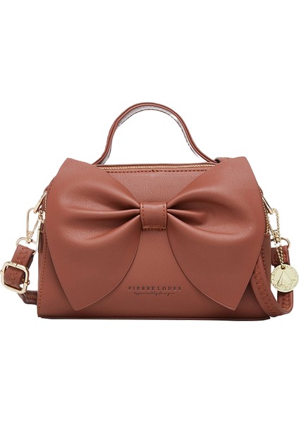 Yeni Kadın Çantaları Kore Tarzı Yay Omuz Çantası Kadın Crossbody Çanta (Yurt Dışından)