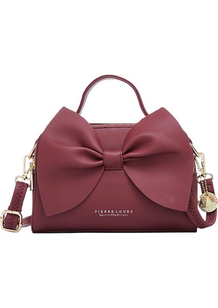 Yeni Kadın Çantaları Kore Tarzı Yay Omuz Çantası Kadın Crossbody Çanta (Yurt Dışından)