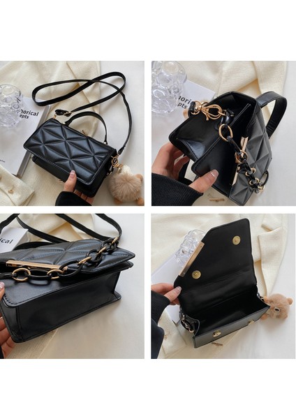 Üst Düzey Niş Retro Çanta, Yeni Moda Eşkenar Dörtgen Çapraz Çanta, Çok Yönlü Omuz Çantası (Yurt Dışından)