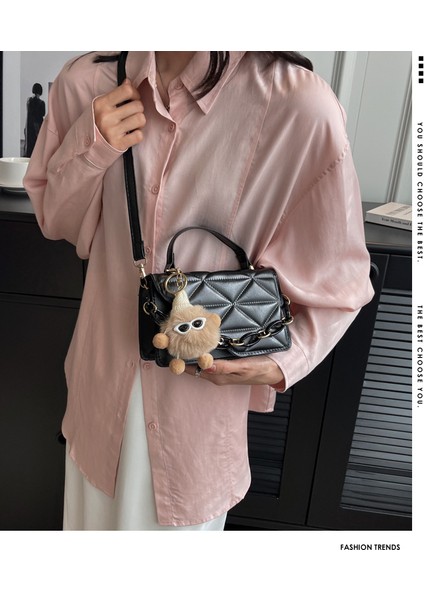 Üst Düzey Niş Retro Çanta, Yeni Moda Eşkenar Dörtgen Çapraz Çanta, Çok Yönlü Omuz Çantası (Yurt Dışından)