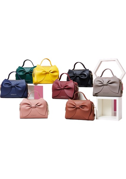 Yeni Kadın Çantaları Kore Tarzı Yay Omuz Çantası Kadın Crossbody Çanta (Yurt Dışından) indirimleri