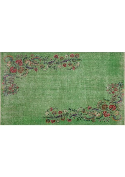 Eskitme Halı Vintage El Dokuması 153 x 258 cm 10409