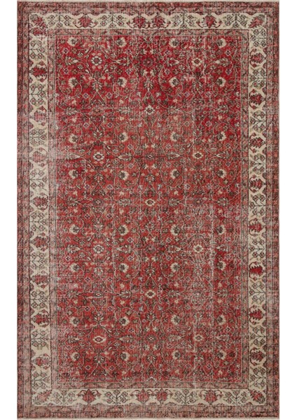 El Dokuması Eskitme Halı Vintage 176 x 278 cm 10410
