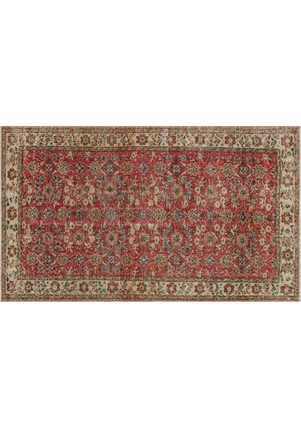 El Dokuma Vintage Eskitme Halı 152 x 260 cm 10412