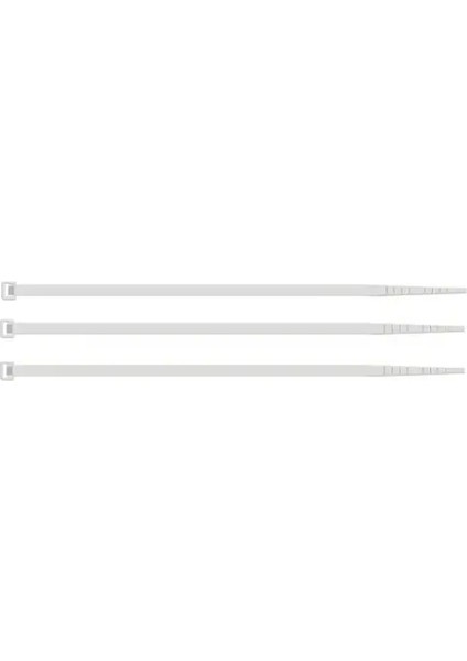 100X2,5 mm Beyaz Kablo Bağı