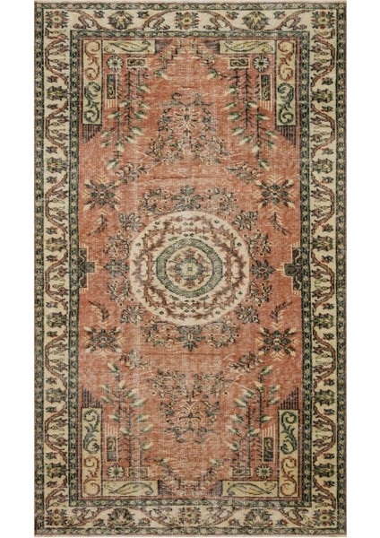 Vintage Eskitme El Dokuması Halı 150 x 253 cm 10428