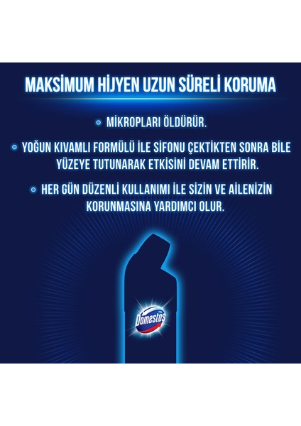 Çamaşır Suyu Dağ Esintisi 750 ml X1 + Domestos Çamaşır Suyu Beyaz Sabun Ferahlığı 750 ml X2