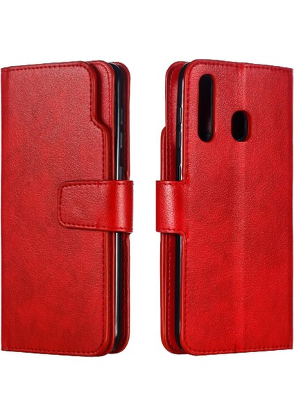 Samsung Galaxy A50/A50S/A30S Pu Deri Cüzdan 9 Kart Yuvaları (Yurt Dışından)