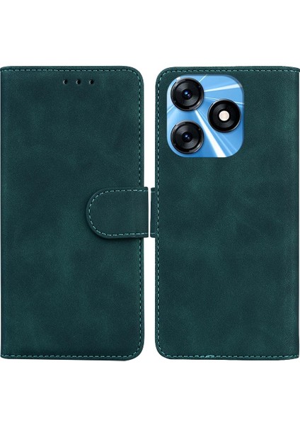 Tecno Spark 10 Premium Pu Deri Kart Yuvası Manyetik Standı Için Flip Case (Yurt Dışından)