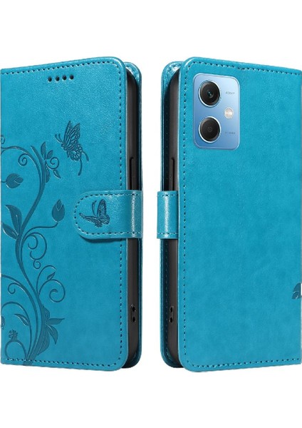 Xiaomi Redmi Için Not 12 5g Kabartmalı Kelebek ve Kart Yuvası Yüksek (Yurt Dışından)