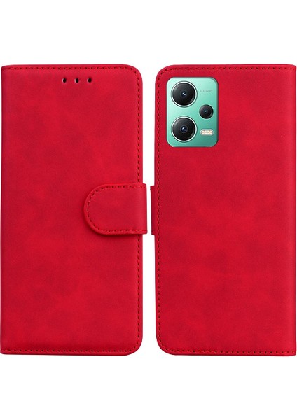Xiaomi Redmi Not 12 Için Flip Case 5g Kart Yuvası Manyetik Premium Pu Standı (Yurt Dışından)