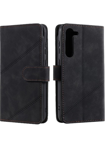 Samsung Galaxy S23 Artı Pu Deri Kart Tutucu Kickstand Cüzdan (Yurt Dışından)