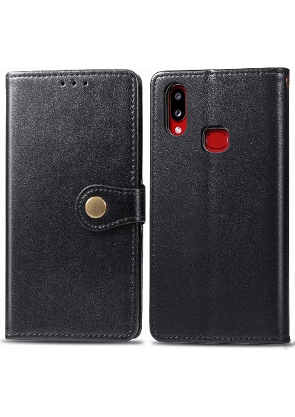 Samsung Galaxy A10S Moda Tasarım Kapak Çevirin Cüzdan Fonksiyonu (Yurt Dışından)