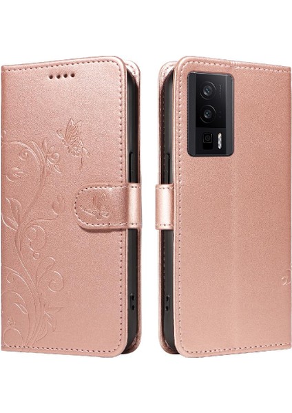Xiaomi Poco F5 Pro El Kayışı ile Deri Cüzdan (Yurt Dışından)