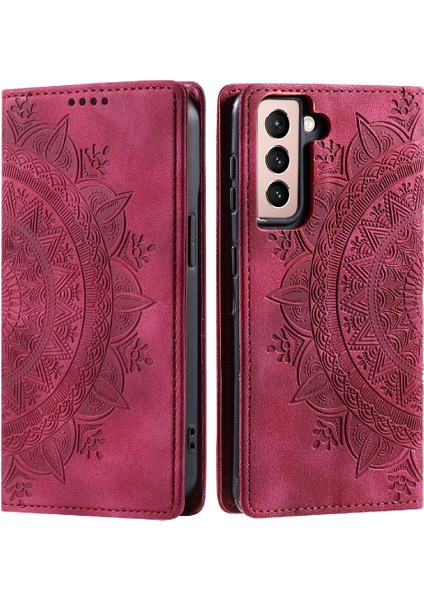 Samsung Galaxy S21 Kart Ekleme Pu Deri Tam Koruma Için Kılıf (Yurt Dışından)