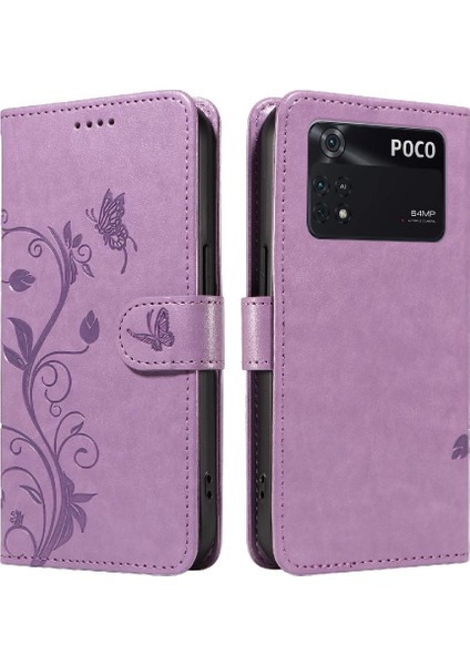 Xiaomi Poco M4 Pro 4g Kabartmalı Kelebek El Kayışı ve (Yurt Dışından)