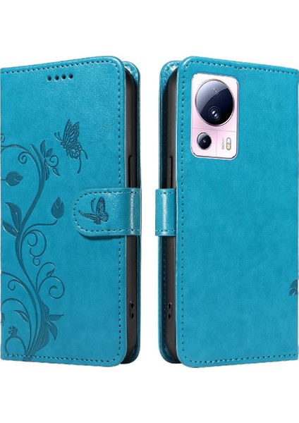 El Kayışı ile Xiaomi 13 Lite Için Kılıf Cüzdan Telefon Kılıfı ve (Yurt Dışından)